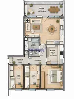 4-Zimmer-Wohnung kaufen in Eisenstadt – 93 m² – Bild 8 von 30
