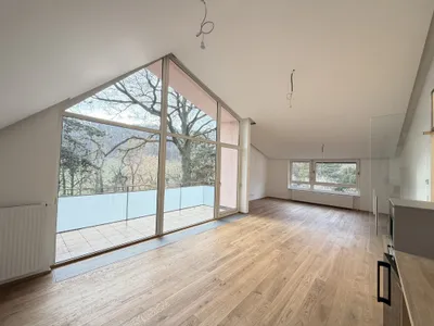 PÖTZLEINSDORF: STILVOLLE DACHGESCHOSS-WOHNUNG MIT SCHLOSSPARK-BLICK