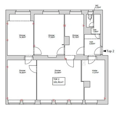 5-Zimmer-Gewerbeimmobilie mieten in Wien – 102 m², € 1.417 – Bild 13 von 13