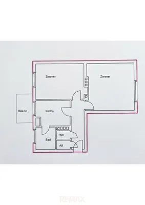 2-Zimmer-Immobilie mieten in Waidhofen an der Ybbs – 55 m², € 580 – Bild 9 von 9
