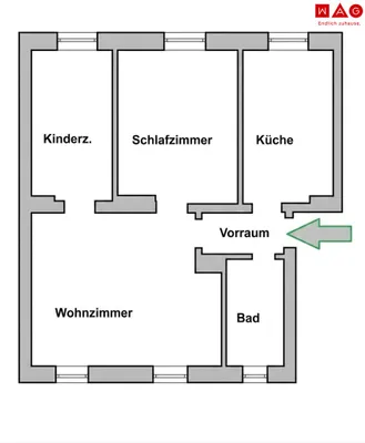 3-Zimmer-Wohnung mieten in Leoben – 57,9 m², € 587 – Bild 8 von 8