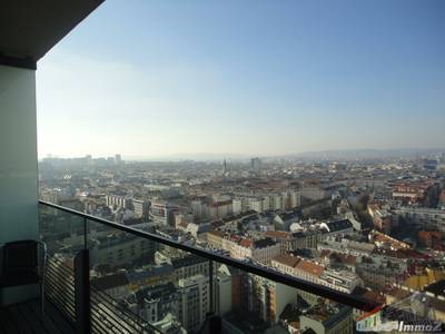 Herrlicher Blick über Wien! - Moderne, komplett eingerichtete 2-Zimmer Wohnung im Triiiple Tower mit großer Terrasse (9m²) wartet! – Bild 3