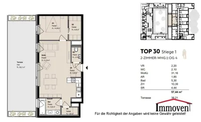2-Zimmer-Wohnung mieten in Wien – 57 m², € 1.850 – Bild 29 von 29