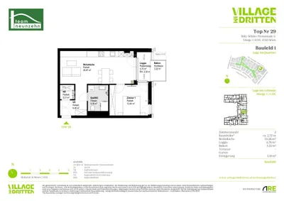 2-Zimmer-Wohnung mieten in Wien – 53,26 m², € 1.249 – Bild 29 von 29