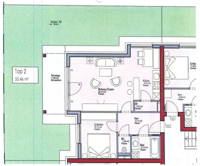 2-Zimmer-Wohnung mieten in Klagenfurt – 55 m², € 990 – Bild 16 von 16