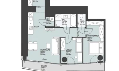 3-Zimmer-Wohnung mieten in Wien – 68 m², € 3.600 – Bild 18 von 21