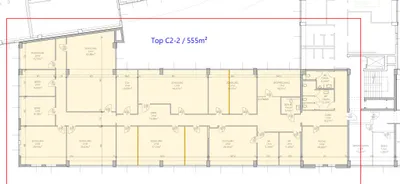 12-Zimmer-Gewerbeimmobilie mieten in Wien – 555 m², € 7.437 – Bild 11 von 11