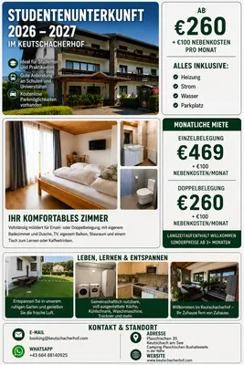 1-Zimmer-Wohnung mieten in Klagenfurt Land – 21 m², € 469 – Bild 1 von 7