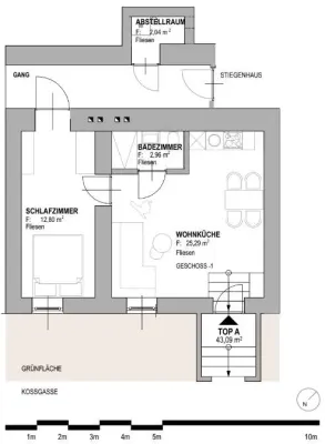 2-Zimmer-Wohnung kaufen in Graz – 43 m², € 93.000 – Bild 10 von 15