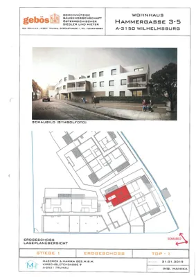 2-Zimmer-Wohnung mieten in Sankt Pölten Land – 60,88 m², € 700 – Bild 6 von 7