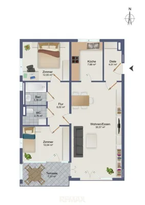3-Zimmer-Wohnung kaufen in Graz – 76,47 m², € 239.000 – Bild 11 von 11