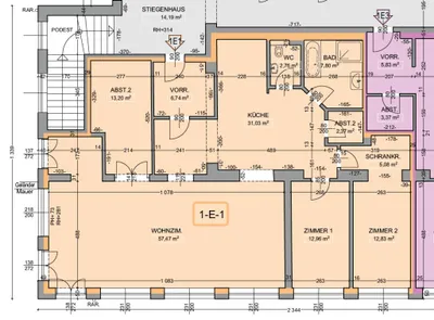 4-Zimmer-Wohnung mieten in Horn – 152,24 m², € 1.223 – Bild 16 von 16