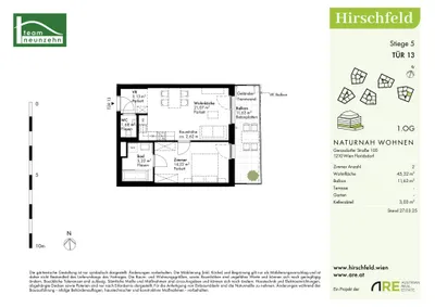 Immobilie kaufen in Wien – 45,32 m², € 238.000 – Bild 26 von 26
