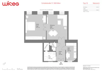 2-Zimmer-Wohnung mieten in Wien – 65,62 m², € 1.097 – Bild 11 von 11