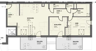 3-Zimmer-Wohnung mieten in Wien – 98,65 m², € 2.599 – Bild 14 von 15