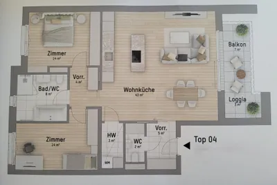 3-Zimmer-Wohnung kaufen in Wien – € 699.900 – Bild 4 von 11