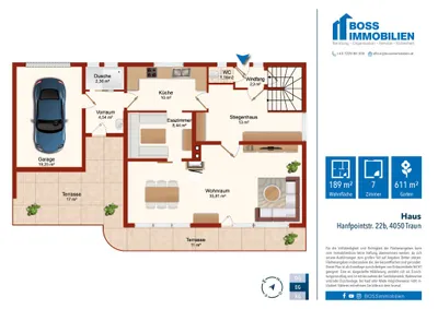 7-Zimmer-Haus kaufen in Linz Land – 189 m², € 480.000 – Bild 25 von 27