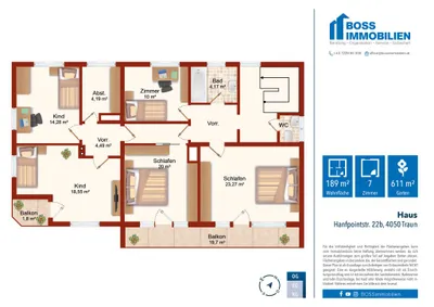 7-Zimmer-Haus kaufen in Linz Land – 189 m², € 480.000 – Bild 27 von 27