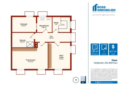 7-Zimmer-Haus kaufen in Linz Land – 189 m², € 480.000 – Bild 26 von 27