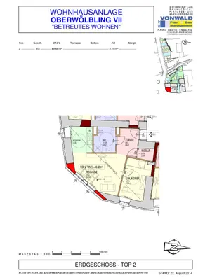 2-Zimmer-Wohnung mieten in Sankt Pölten Land – 51,22 m², € 759 – Bild 18 von 18