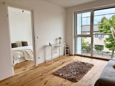 ERSTBEZUG | Moderne 2-Zimmer-Wohnung mit Loggia, Fußbodenheizung & niedrigen Energiekosten