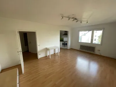 Helle 1-Zimmer-Wohnung mit Blick ins Grüne nahe Westbahnhof (optional Garagenanmietung)) – Bild 3