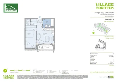 2-Zimmer-Wohnung mieten in Wien – 46,8 m², € 1.029 – Bild 21 von 21