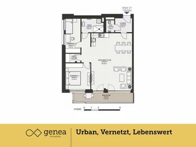 3-Zimmer-Wohnung mieten in Graz – 86,43 m², € 1.318 – Bild 2 von 20