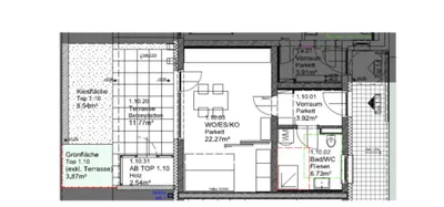 1-Zimmer-Wohnung mieten in Graz – 32,92 m², € 530 – Bild 8 von 8