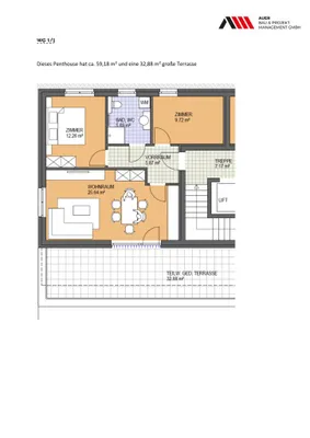 3-Zimmer-Wohnung kaufen in Graz-Umgebung – 59 m², € 309.000 – Bild 3 von 3