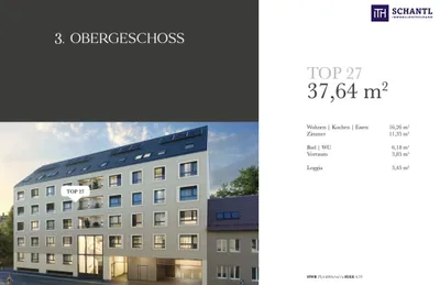 2-Zimmer-Wohnung kaufen in Graz – 37,64 m², € 228.256 – Bild 3 von 10
