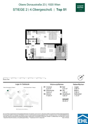 Immobilie kaufen in Wien – 46,39 m², € 479.000 – Bild 31 von 31