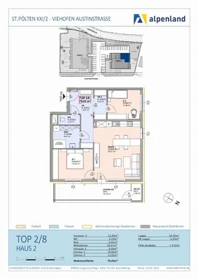 3-Zimmer-Wohnung mieten in Sankt Pölten – 79,03 m², € 1.017 – Bild 5 von 5
