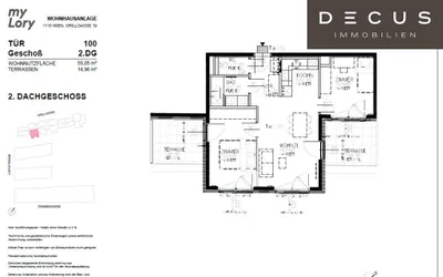 3-Zimmer-Wohnung mieten in Wien – 55 m², € 1.099 – Bild 17 von 17