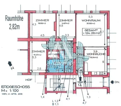 4-Zimmer-Wohnung mieten in Wien – 124,28 m², € 1.980 – Bild 14 von 14