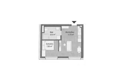 2-Zimmer-Wohnung kaufen in Graz – 31,17 m², € 180.795