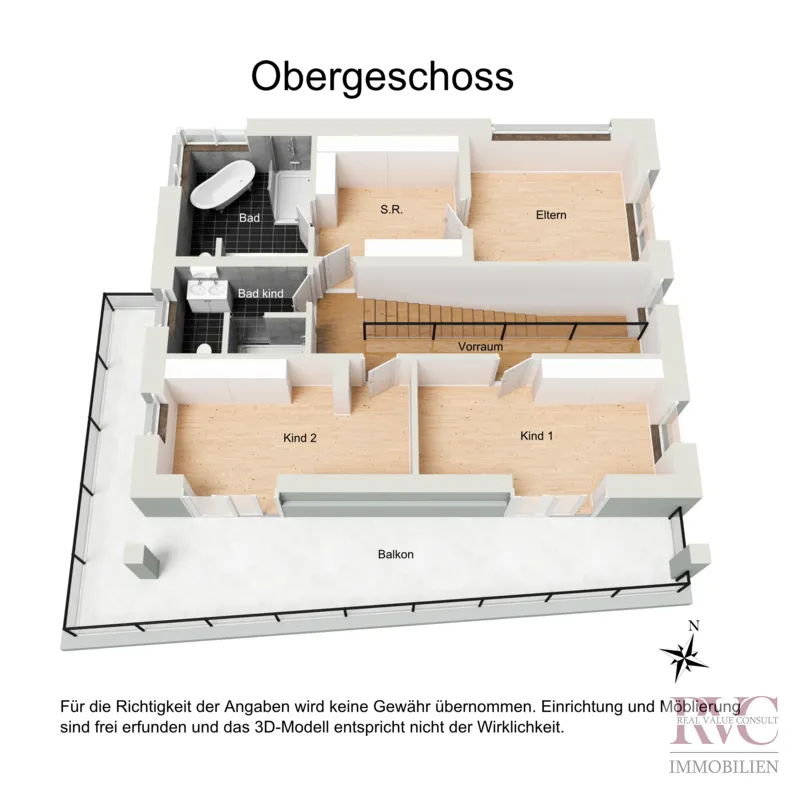 Familienhaus bei Mattsee - hochwertiger Neubau mit noch offener Fassaden- und Balkonfertigstellung - Ansicht 3