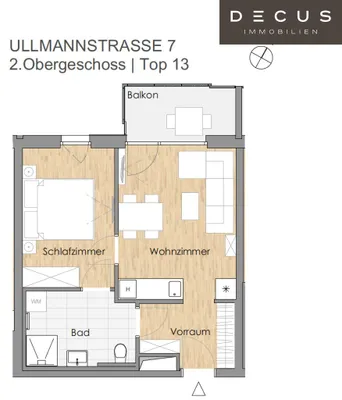 2-Zimmer-Wohnung mieten in Wien – 38,17 m², € 849 – Bild 16 von 17