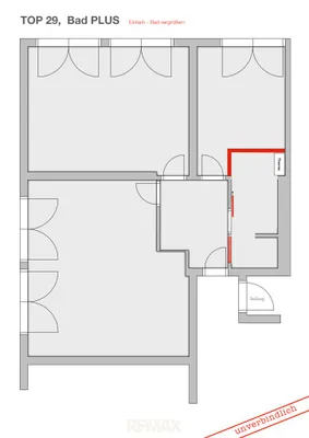 2-Zimmer-Wohnung kaufen in Mödling – 66,88 m², € 215.000 – Bild 12 von 13