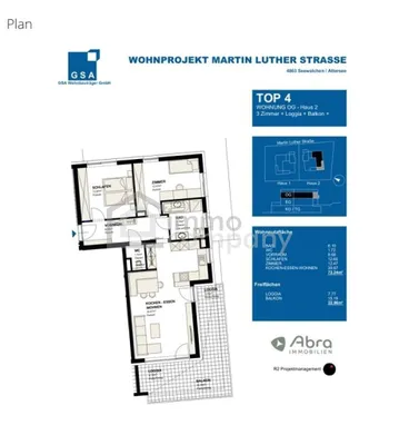 3-Zimmer-Wohnung mieten in Vöcklabruck – 72 m², € 1.265 – Bild 14 von 15