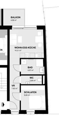 2-Zimmer-Wohnung mieten in Linz – 38,25 m², € 797 – Bild 24 von 26