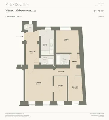 3-Zimmer-Wohnung mieten in Wien – 93,76 m², € 1.850 – Bild 15 von 15