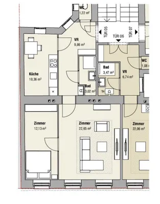 2-Zimmer-Wohnung kaufen in Wien – 59,24 m², € 337.670 – Bild 12 von 12
