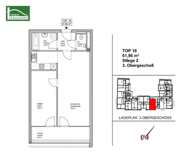 2-Zimmer-Wohnung mieten in Wien – 53,16 m², € 1.195 – Bild 20 von 20