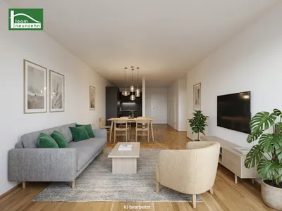Geräumige 2-Zimmer Wohnung inkl. Einbauküche und Freifläche!