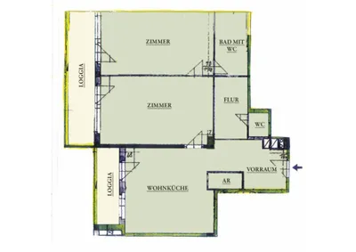 3-Zimmer-Gewerbeimmobilie mieten in Wien – 83,36 m², € 2.031 – Bild 22 von 23