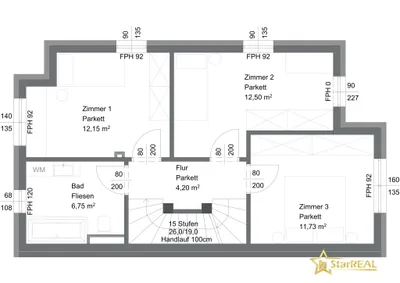 5-Zimmer-Haus kaufen in Wien – 117,74 m², € 629.000 – Bild 40 von 44