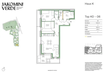 3-Zimmer-Wohnung kaufen in Graz – 70,4 m², € 335.000 – Bild 11 von 11