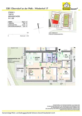 3-Zimmer-Wohnung mieten in Scheibbs – 76,01 m², € 946 – Bild 9 von 12
