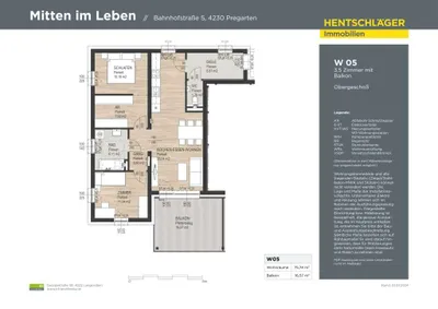 3-Zimmer-Wohnung kaufen in Freistadt – 75,74 m², € 379.000 – Bild 5 von 5